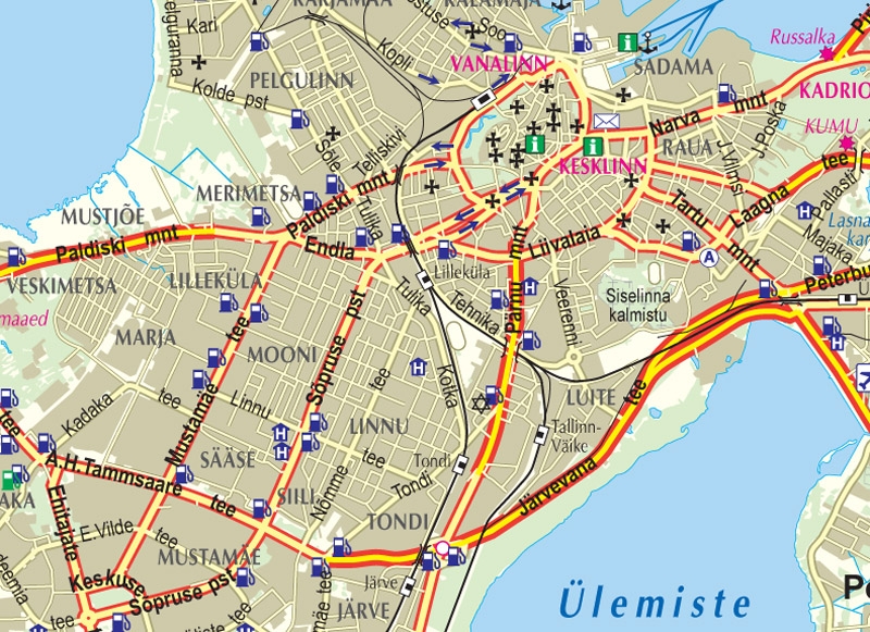 Igaunija pa i Iztur ga Karte Kartes