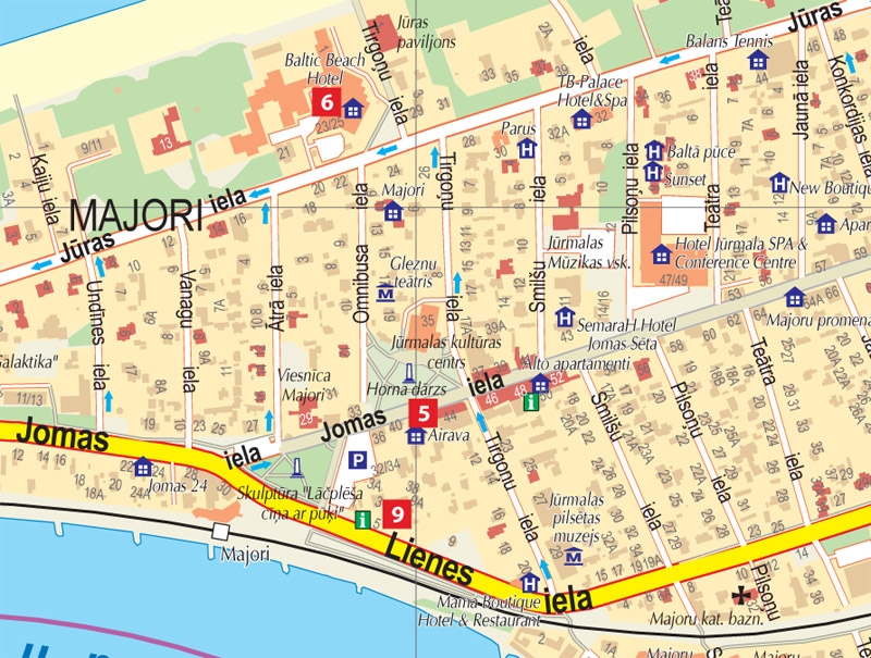 jurmala tourist map pdf