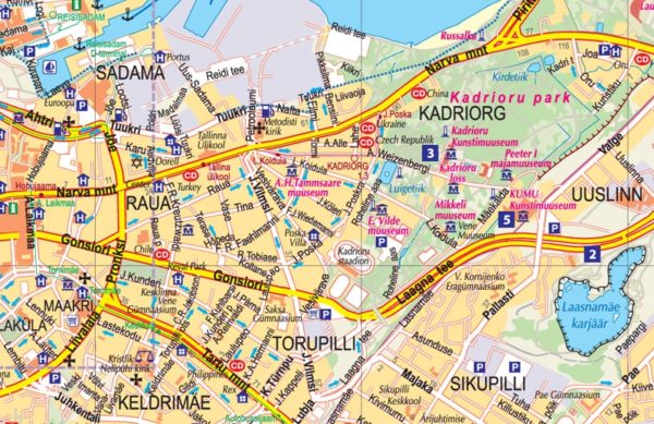 Tallina. Pilsētas plāns. Īpaši izturīga karte! - Image 6