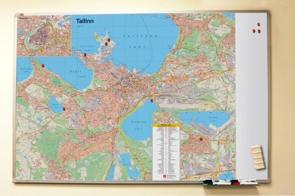 Map on a magnetic board. Latvia (outlet) - Image 7