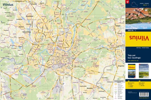 Vilnius. Pocket size map - Image 2