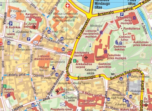 Vilnius. Pocket size map - Image 5