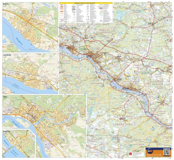 Ogre district. Aizkraukle, Ikšķile, Koknese, Ķegums, Lielvārde, Skrīveri district - Image 2