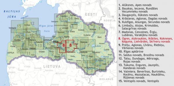Ogre district. Aizkraukle, Ikšķile, Koknese, Ķegums, Lielvārde, Skrīveri district - Image 6
