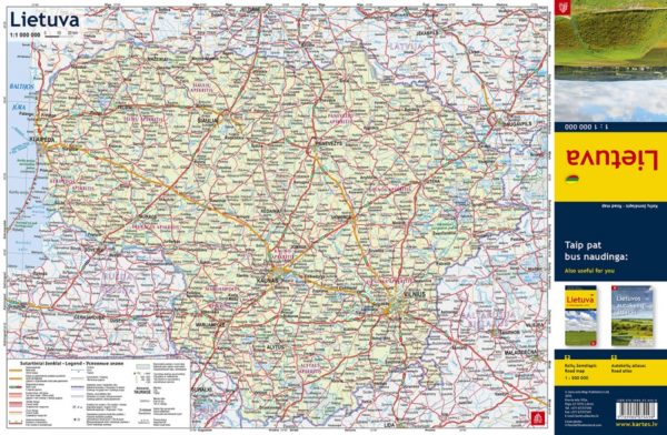Lietuva. Mazā autoceļu karte - Image 2