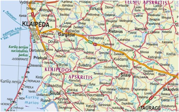 Lietuva. Mazā autoceļu karte - Image 3