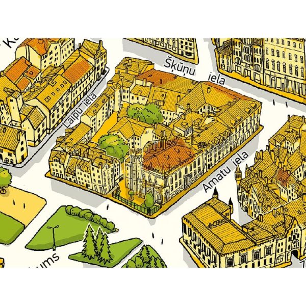 Old Riga - Wall Map - Image 3
