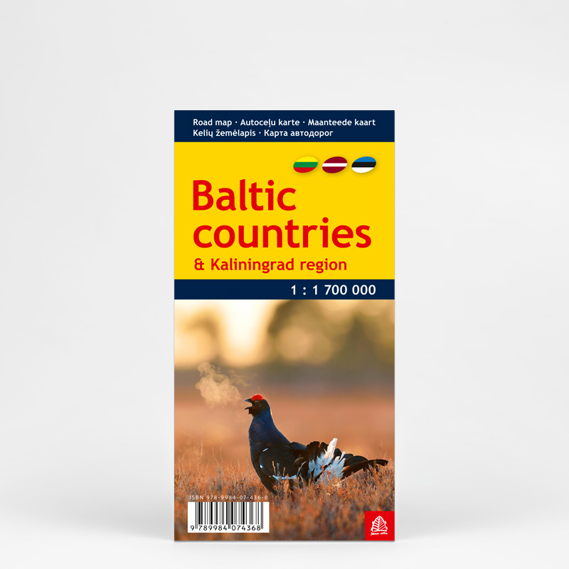 Baltijas Valstis Maza Autocelu Karte Karsu Izdevnieciba Jana Seta