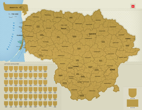 Nutrinamas žemėlapis "Lietuva" - Image 3