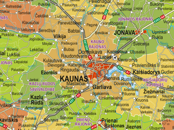 Nutrinamas žemėlapis "Lietuva" - Image 4