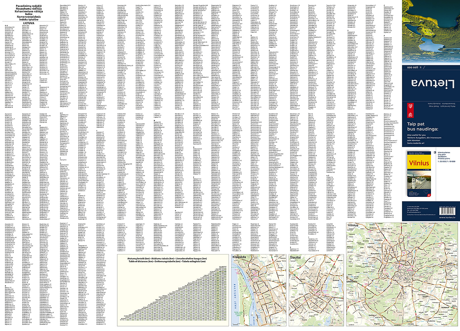 Lithuania. Road map. - Image 2