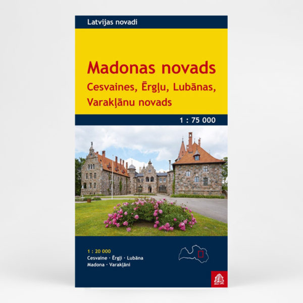 Madona district. Cesvaine, Ērgļi, Lubāna, Varakļāni district