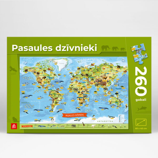 Animals of the world. Children puzzle