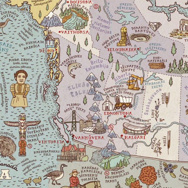 Atlas. Illustrated journey through countries, seas and cultures of the world - Image 3