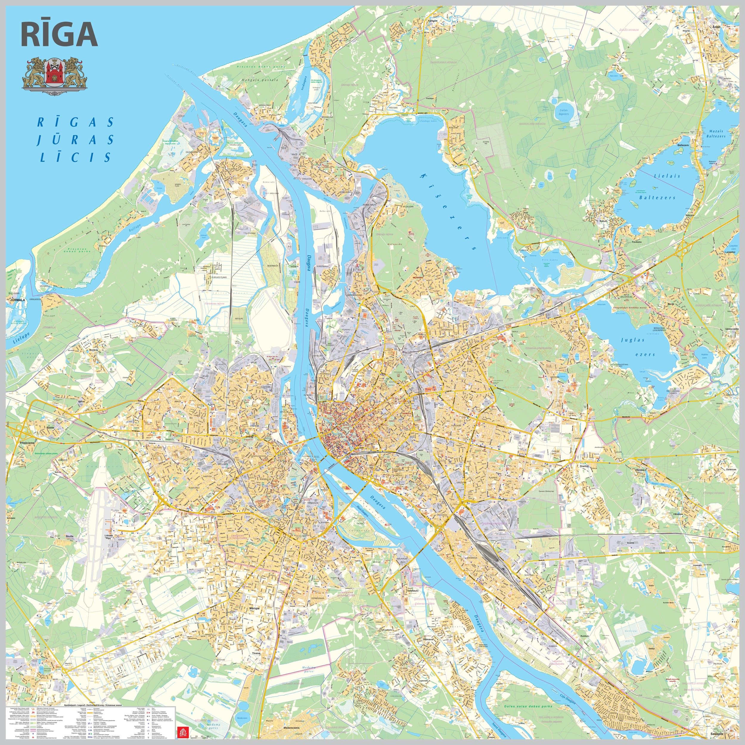 Рига карта города