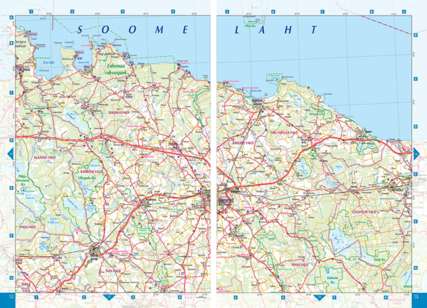 Baltic countries. Road atlas - Image 2