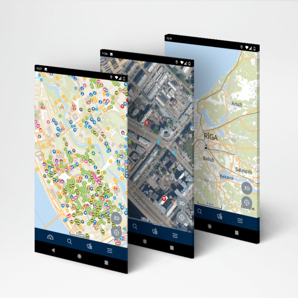 BalticMaps Android mobile application
