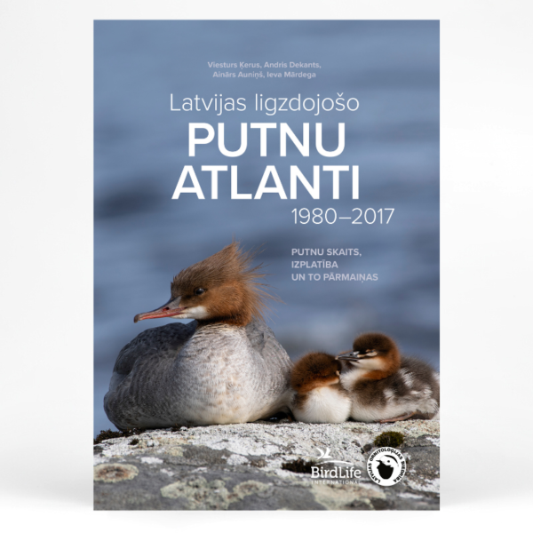 "Latvijas ligzdojošo putnu atlanti" grāmata (nocenots)