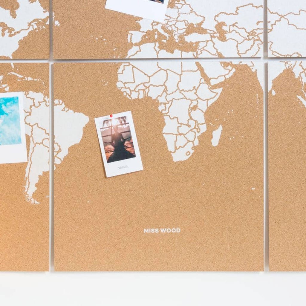 World Map on Cork Base (outlet) - Image 2