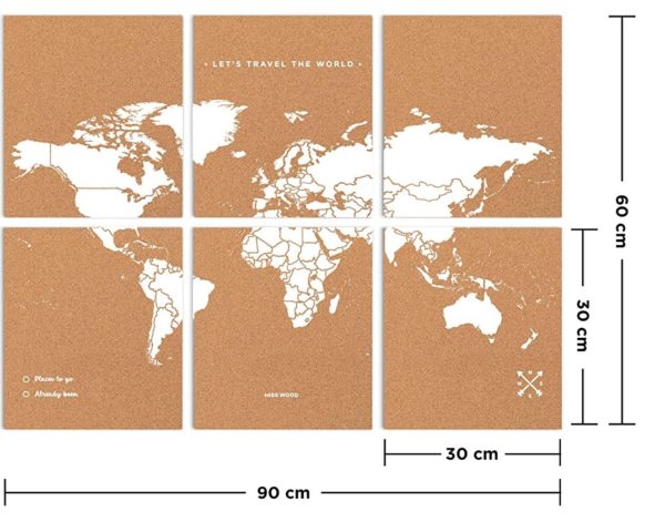 Woody map “World” XL puzzle edition - Image 6