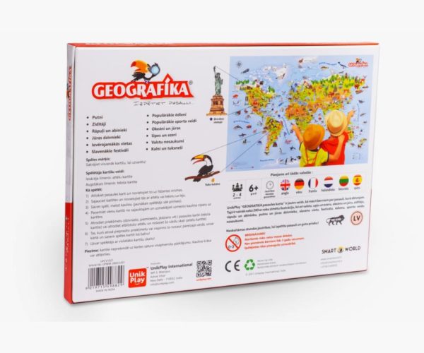 spēle bērniem geografika