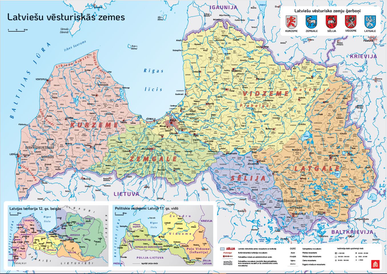 Latvijas Kult rv sturiskie Novadi Sienas Karte Latvijas Kult rv sturiskie Novadi Sienas Karte