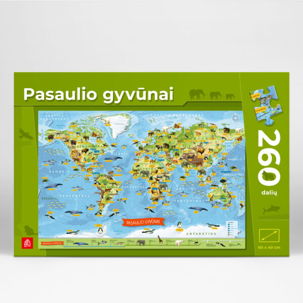 Animals of the world. Children puzzle