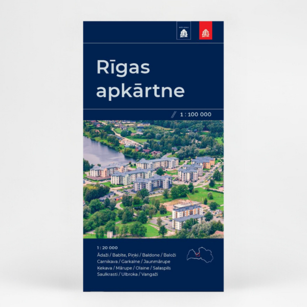 Riga surroundings. Map