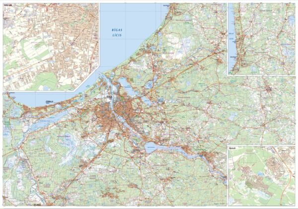 Riga surroundings. Map - Image 4
