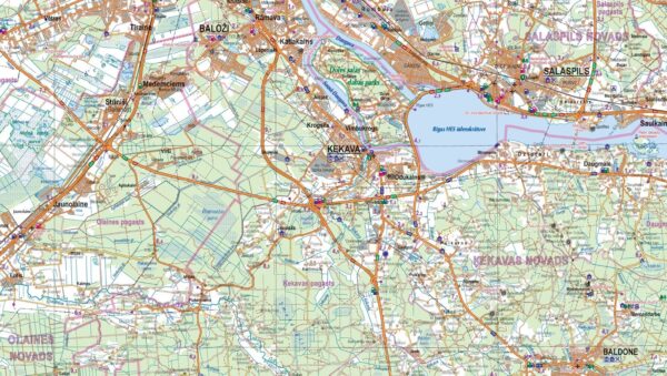 Riga surroundings. Map - Image 2