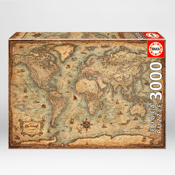Map of the world. Puzle