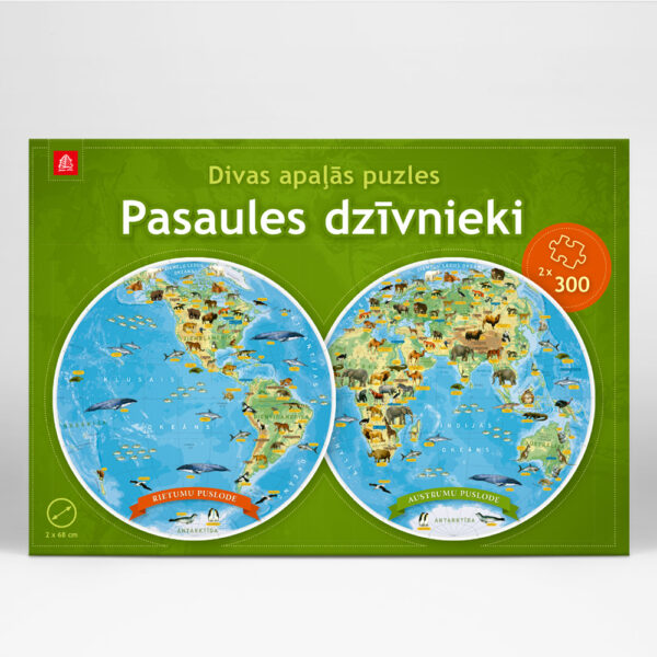 Animals of the world. Children puzzle